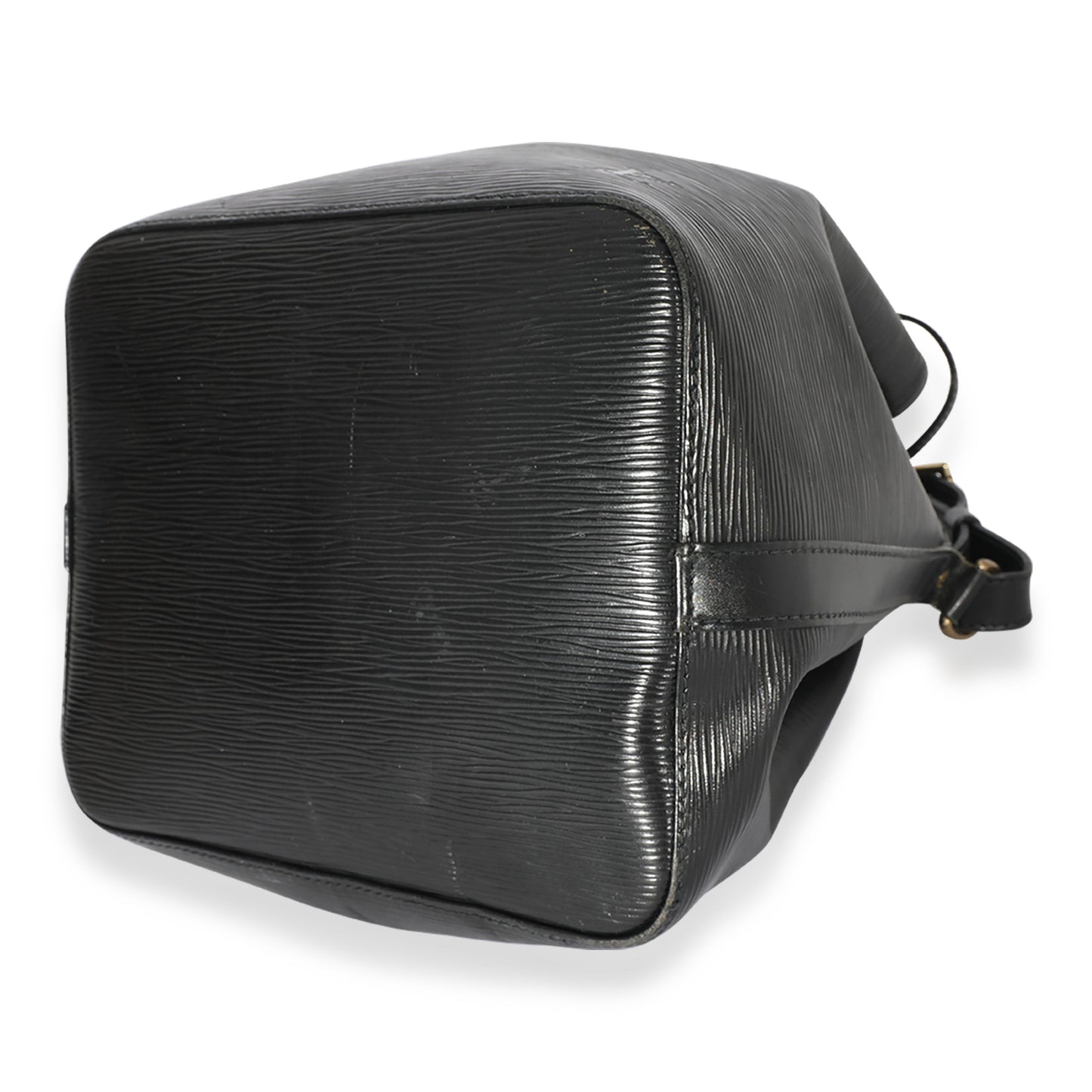 Louis Vuitton Louis Vuitton   Black Leather Epi Noe