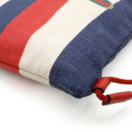 Gucci Gucci Print Tricolore Canvas Leather Backpack