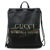 Gucci Gucci Print Coco Capitán Leather 2way Backpack