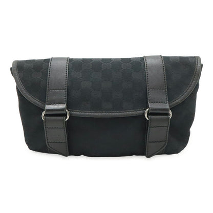 Gucci GG Canvas Leather Waist Bag