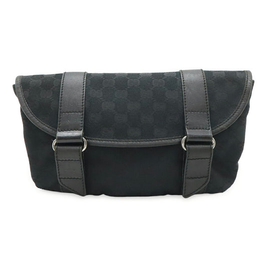 Gucci GG Canvas Leather Waist Bag