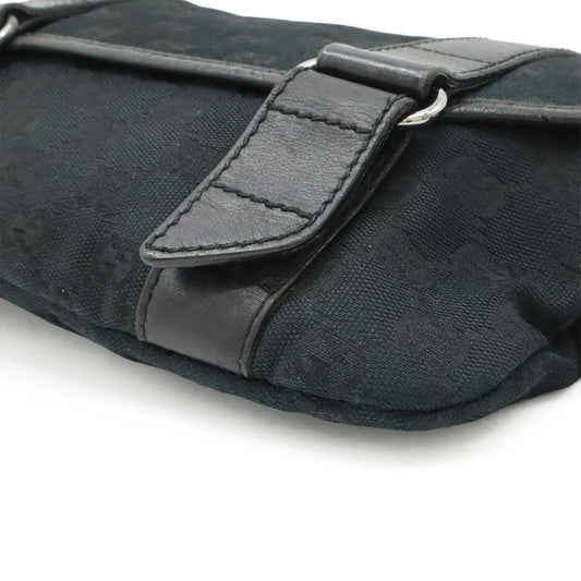 Gucci GG Canvas Leather Waist Bag
