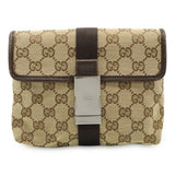 Gucci GG Canvas Leather Waist Bag