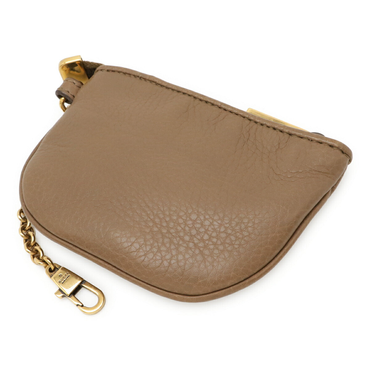 Gucci Double G Detail Leather Coin Purse