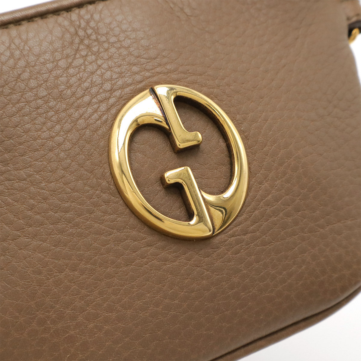 Gucci Double G Detail Leather Coin Purse