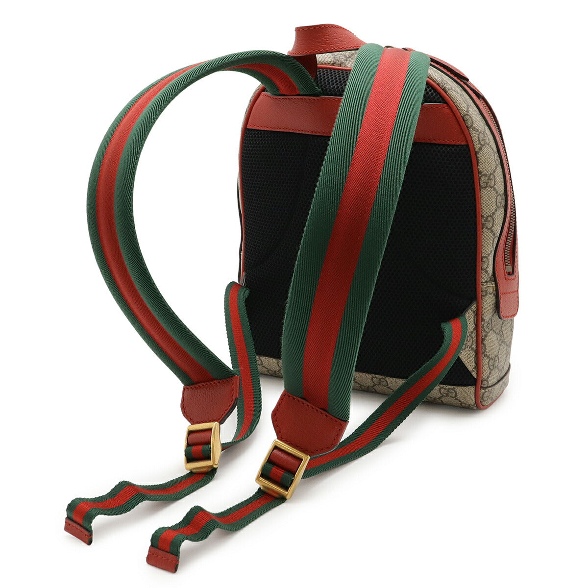 Gucci GG Supreme Canvas Leather Backpack