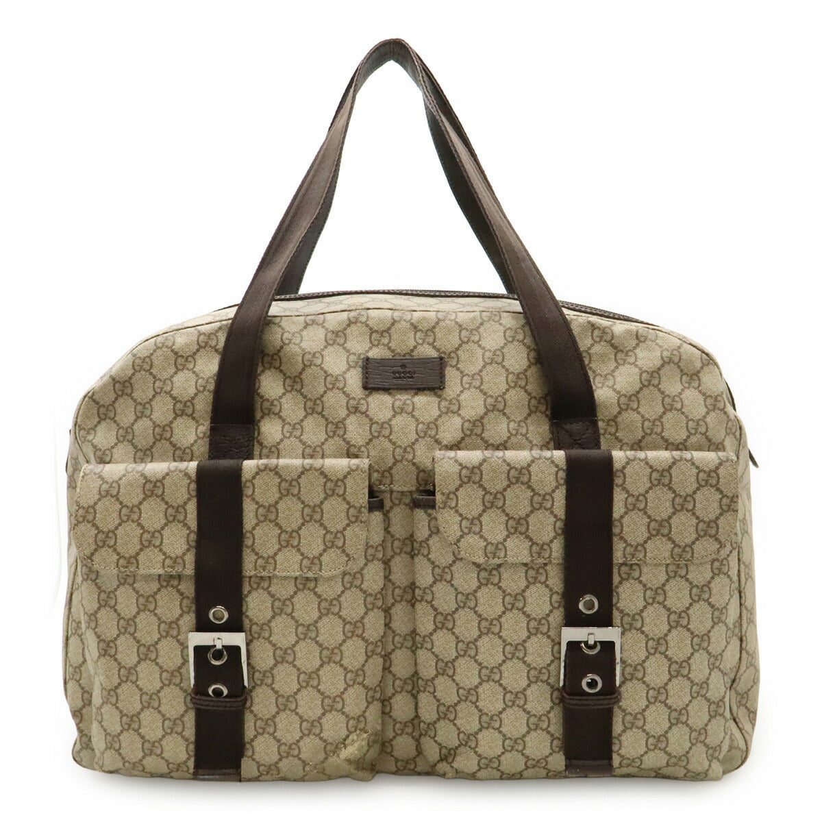 Gucci GG Supreme Coated Canvas Boston Bag
