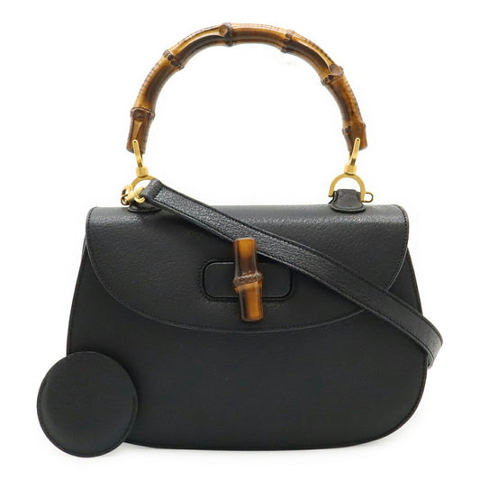 Gucci Bamboo Leather 2way Bag