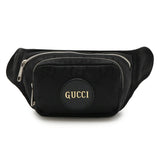 Gucci Off The Grid Nylon Canvas Leather Waist Bag