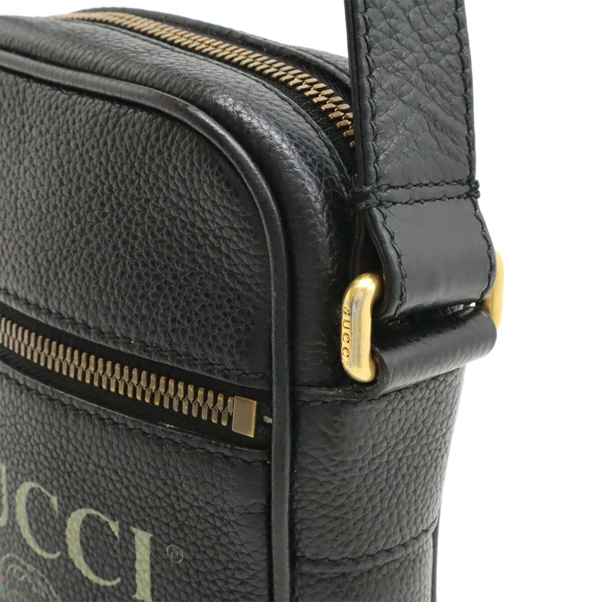 Gucci GUCCI PRINT Leather Shoulder Bag