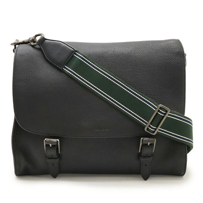 Gucci Leather Messenger Bag
