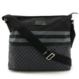 Gucci Diamante Nylon Leather Shoulder Bag