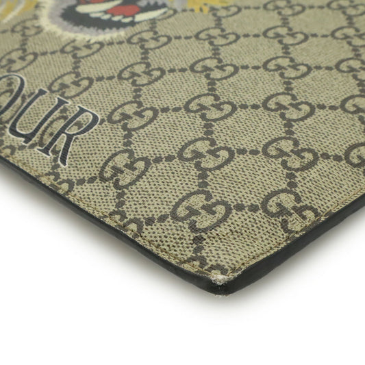 Gucci GG Supreme PVC Clutch Bag