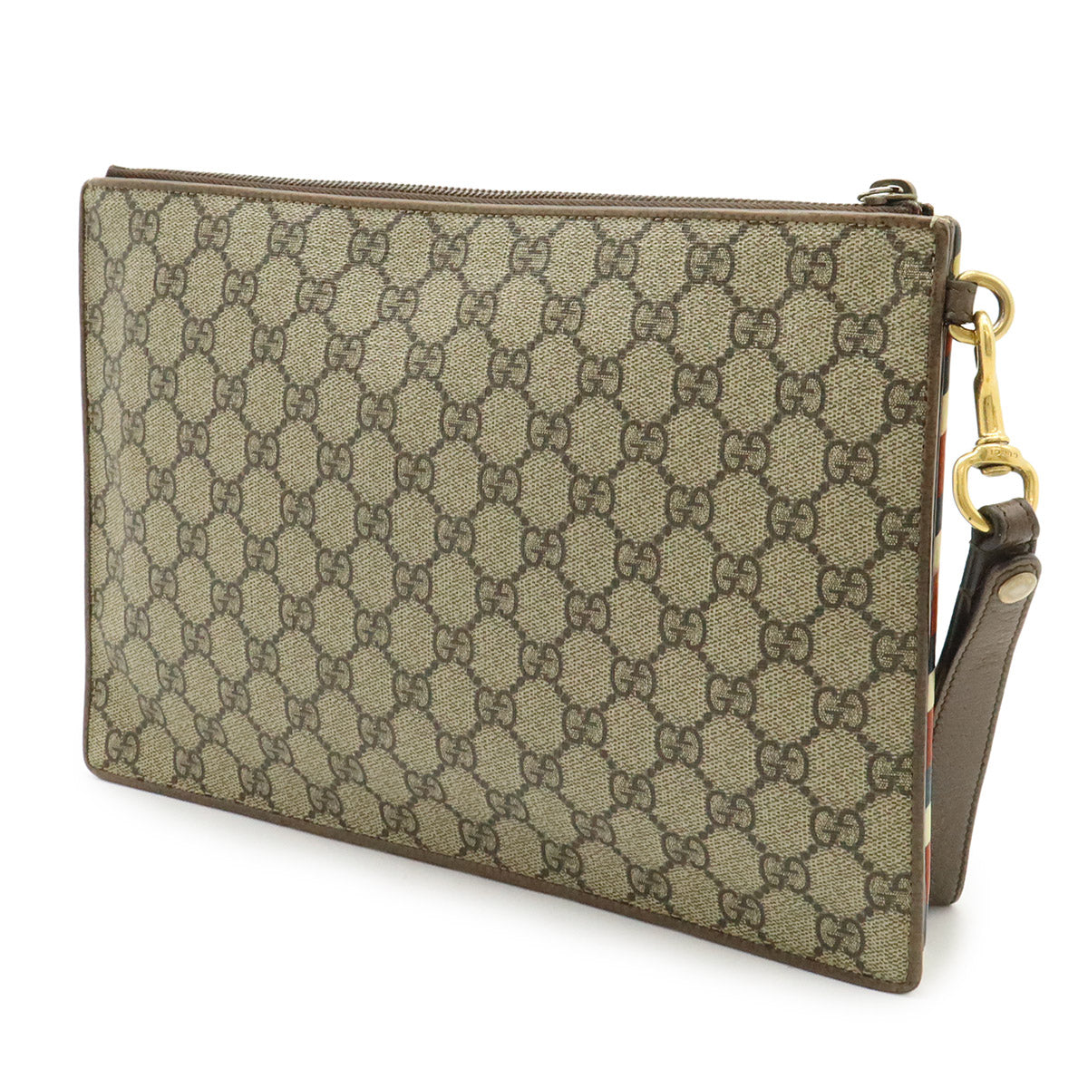 Gucci Courier GG Supreme Clutch Bag