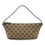 Gucci GG Canvas Leather Handbag