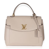 Louis Vuitton Louis Vuitton Greige Soft Calfskin Lockme Ever MM
