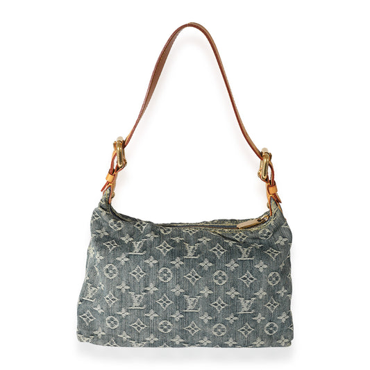 Louis Vuitton Louis Vuitton Blue Monogram Denim Baggy PM