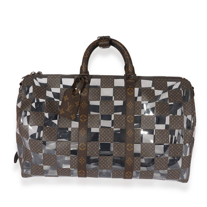 Louis Vuitton Monogram Chess Keepall Bandouliere 50