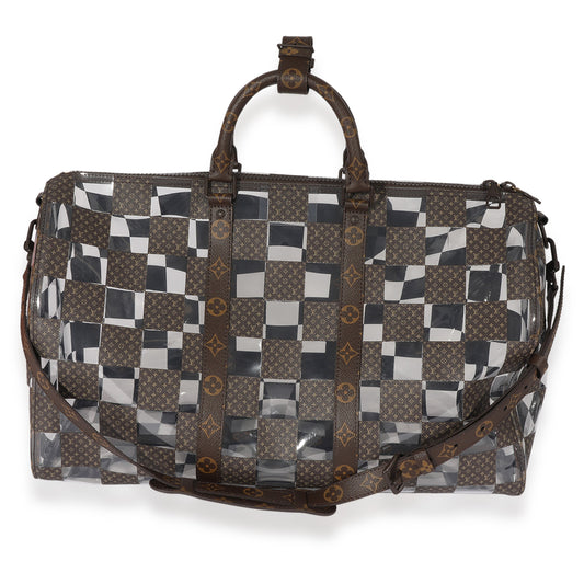 Louis Vuitton Monogram Chess Keepall Bandouliere 50