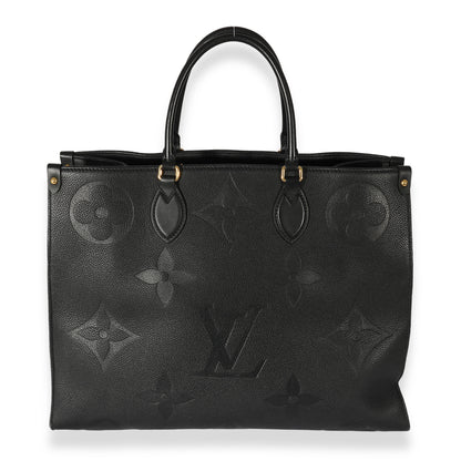 Louis Vuitton Louis Vuitton Black Empreinte Onthego GM
