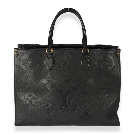 Louis Vuitton Louis Vuitton Black Empreinte Onthego GM