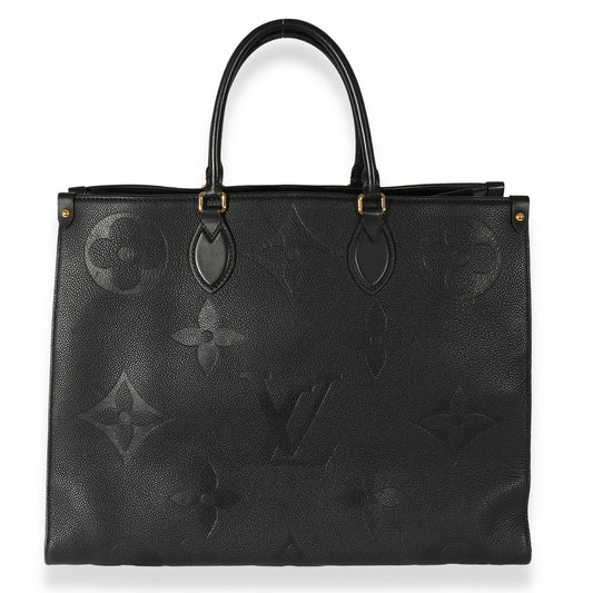 Louis Vuitton Louis Vuitton Black Empreinte Onthego GM