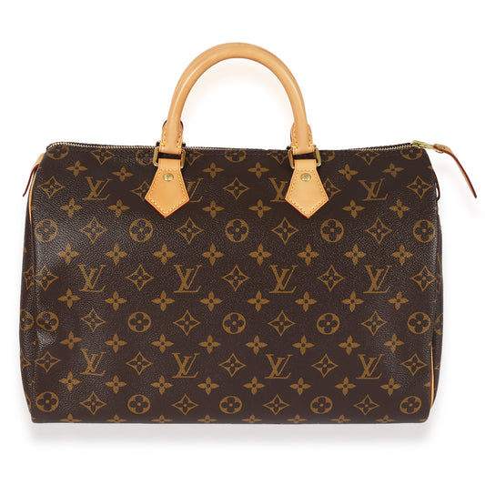 Louis Vuitton Louis Vuitton Monogram Canvas Speedy 35