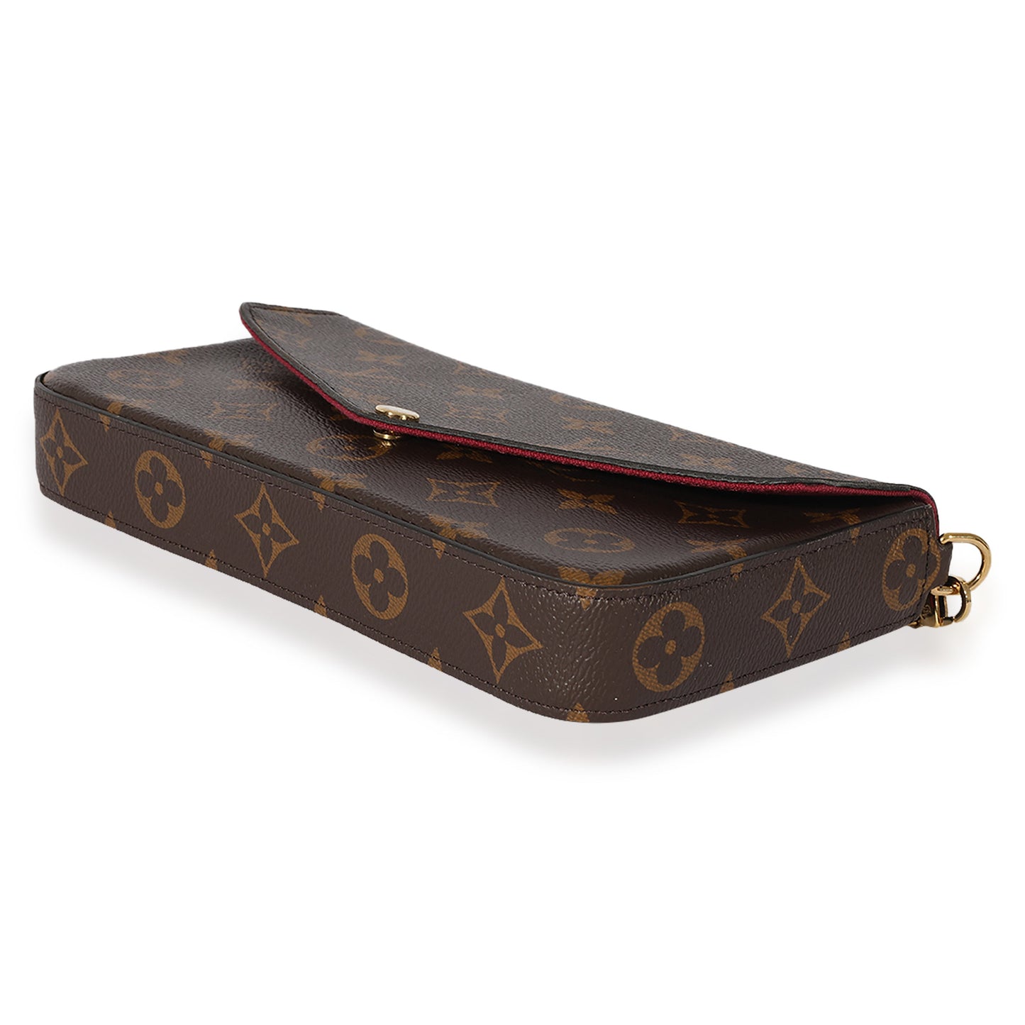Louis Vuitton Louis Vuitton Fuchsia & Monogram Canvas Félicie Pochette