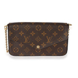 Louis Vuitton Louis Vuitton Fuchsia & Monogram Canvas Félicie Pochette