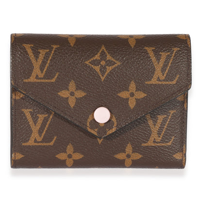 Louis Vuitton Louis Vuitton Canvas Monogram Rose Ballerine Victorine Wallet
