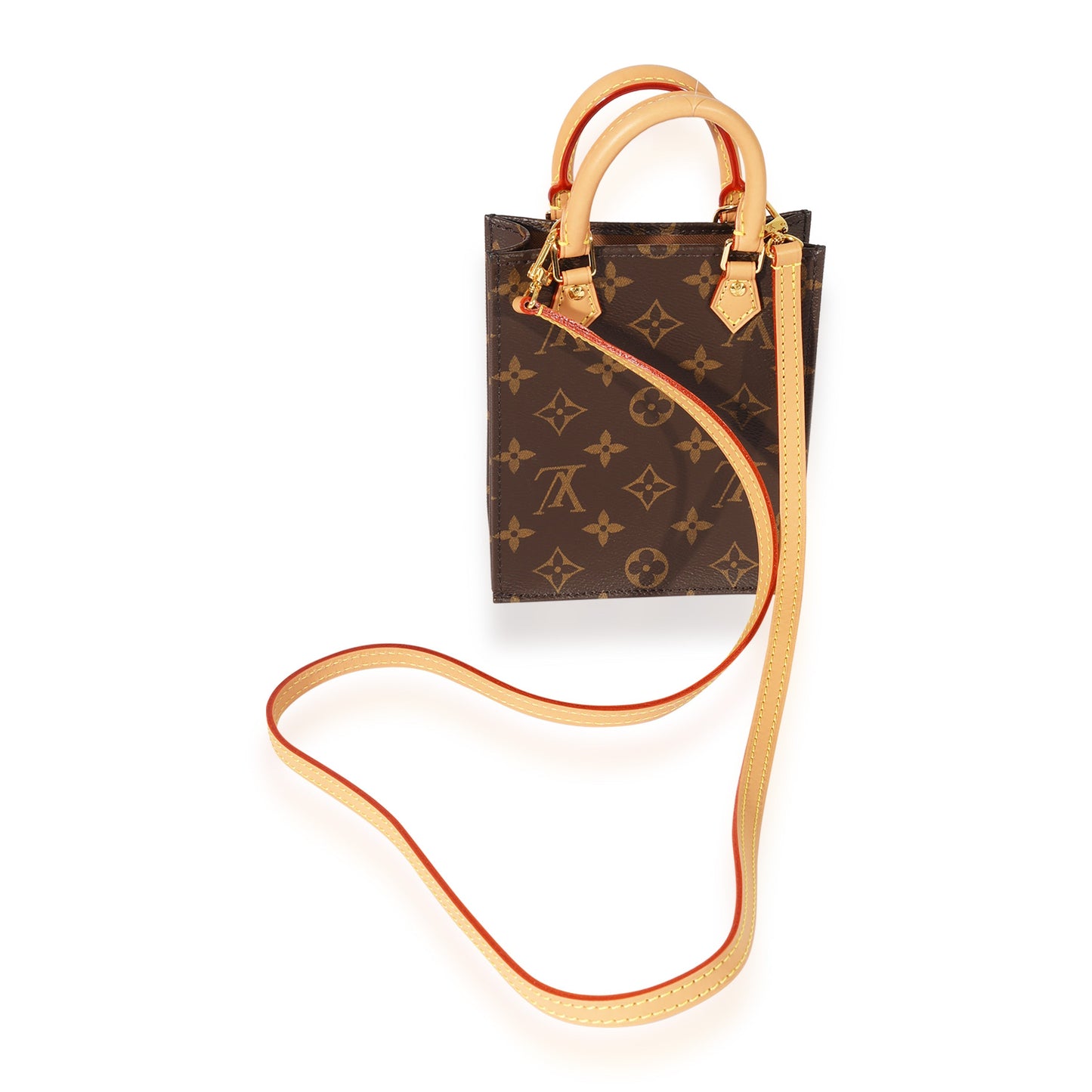 Louis Vuitton Louis Vuitton Monogram Canvas Petit Sac Plat