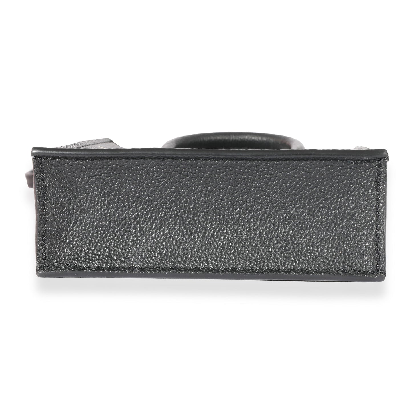 Louis Vuitton Louis Vuitton Black & Beige Monogram Empreinte Petit Sac Plat