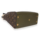 Louis Vuitton Louis Vuitton Monogram Canvas & Green Leather On My Side MM