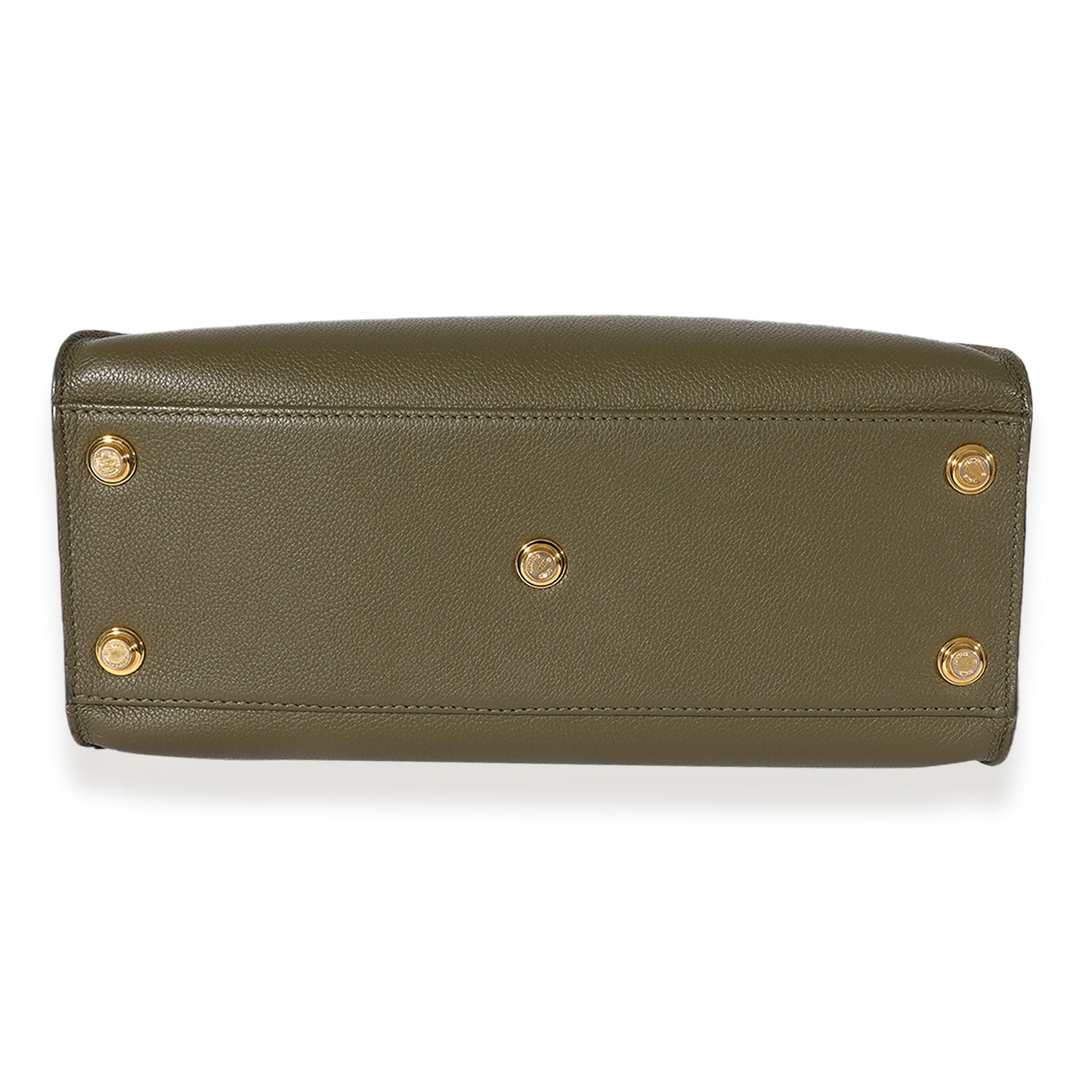 Louis Vuitton Louis Vuitton Monogram Canvas & Green Leather On My Side MM