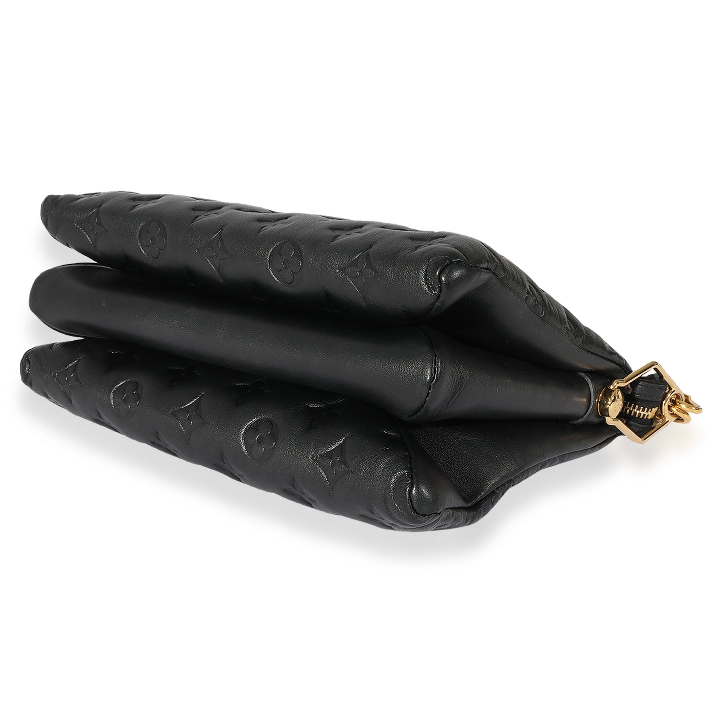 Louis Vuitton Louis Vuitton Black Lambskin Coussin PM
