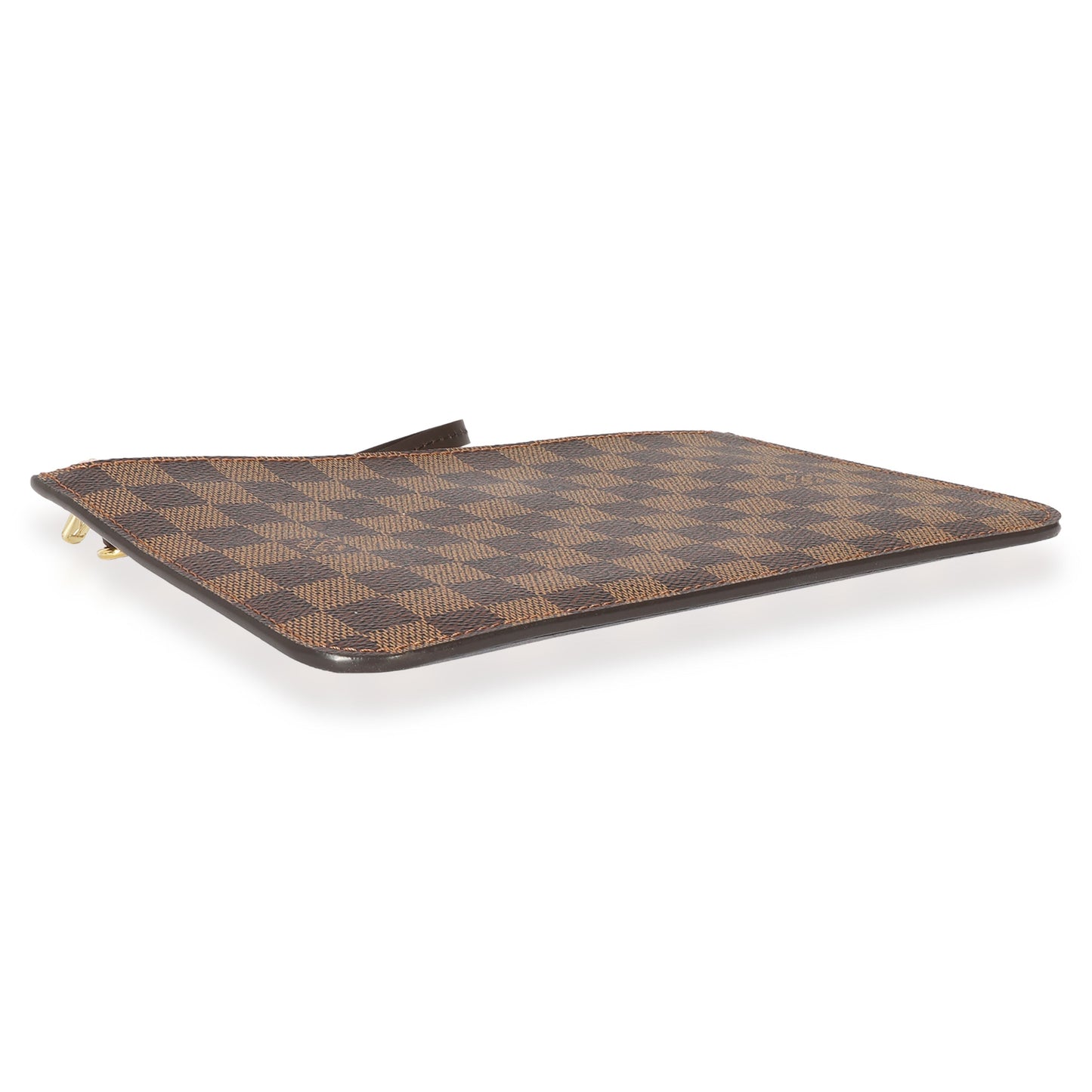 Louis Vuitton Louis Vuitton Damier Ebene Canvas Rose Ballerine Neverfull Pochette