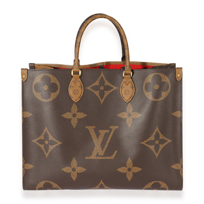 Louis Vuitton Louis Vuitton Monogram Reverse Canvas Onthego GM