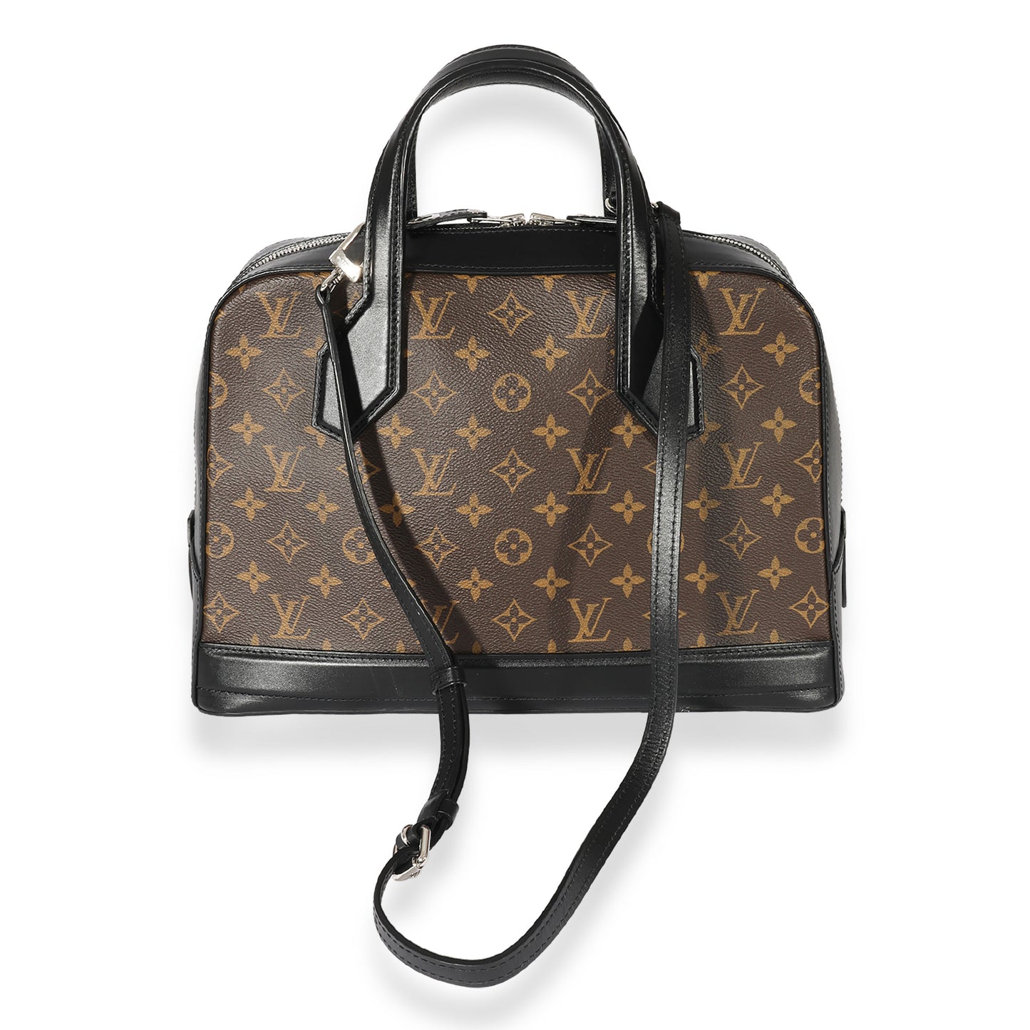 Louis Vuitton Louis Vuitton Monogram Canvas & Black Leather Dora MM