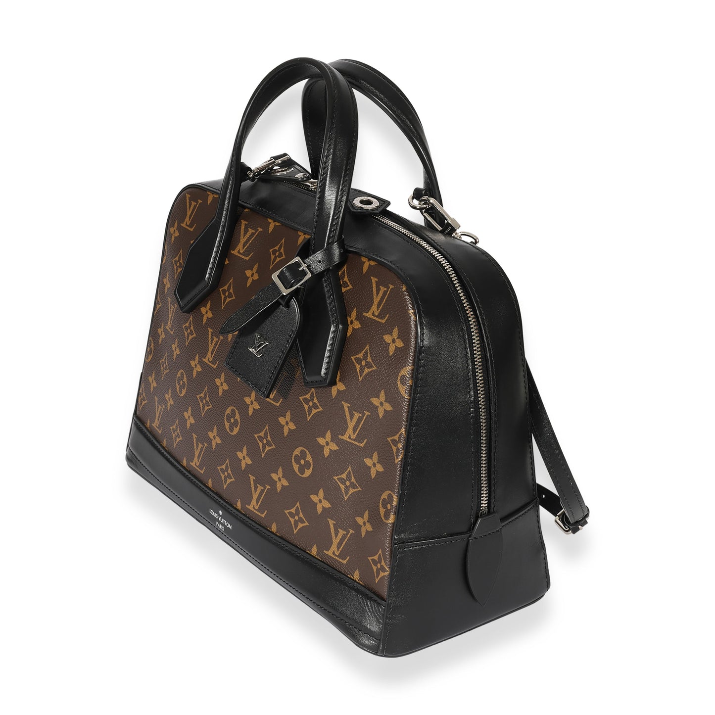 Louis Vuitton Louis Vuitton Monogram Canvas & Black Leather Dora MM