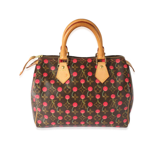 Louis Vuitton Louis Vuitton Monogram Canvas Cerises Speedy 25