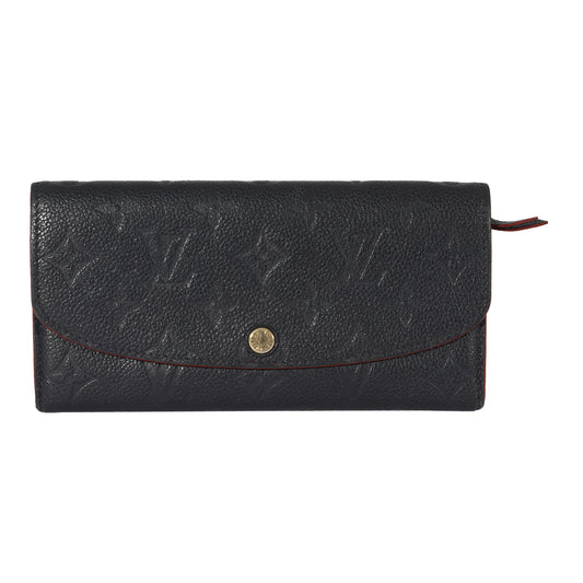 Louis Vuitton Louis Vuitton Marine Rouge Empreinte Emilie Wallet