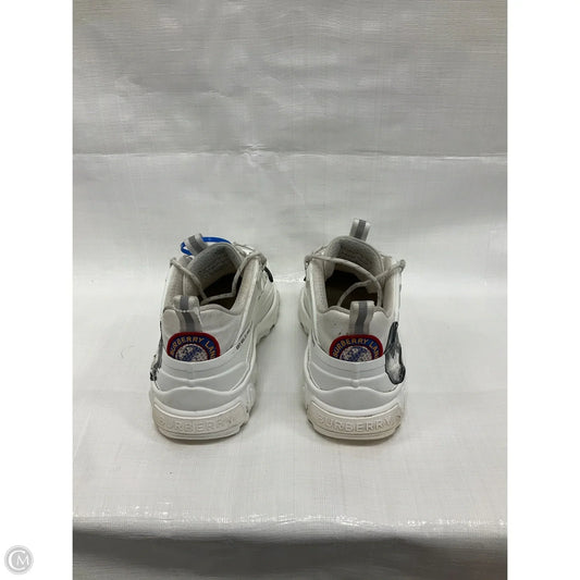 Shoes Luxury Designer By Burberry In White, Size: 10