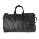 Louis Vuitton Louis Vuitton Monogram Eclipse Canvas Keepall Bandouliere 45