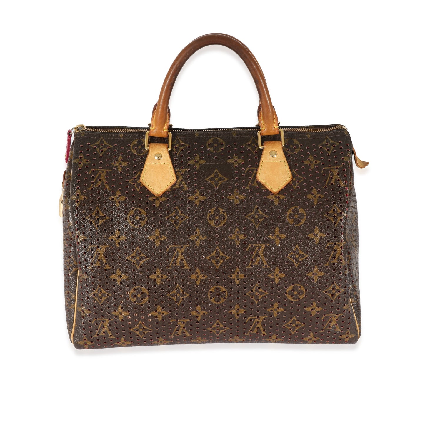 Louis Vuitton Louis Vuitton Perforated Fuchsia Monogram Canvas Speedy 30