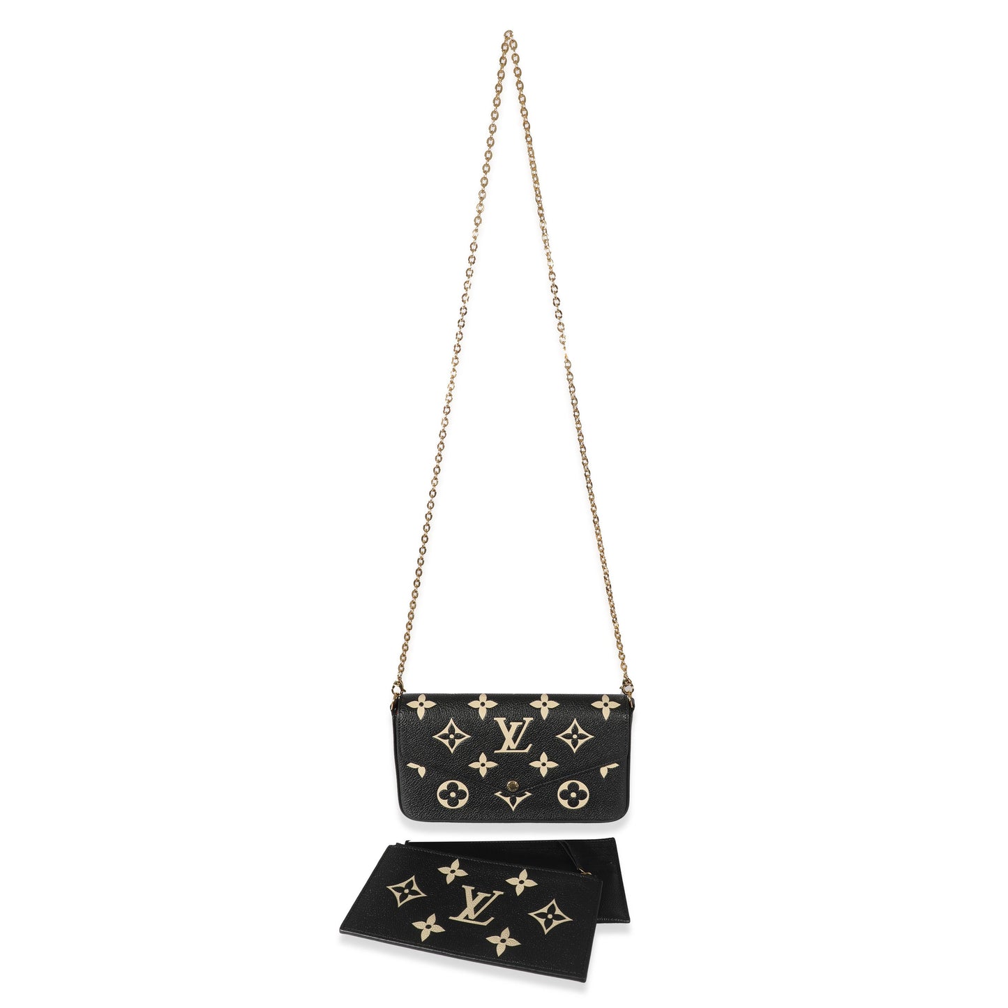 Louis Vuitton Louis Vuitton Bicolor Giant Empreinte Felicie Pochette