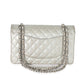 Chanel 21K Glitter Caviar Medium Classic Double Flap Handbag
