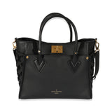 Louis Vuitton Louis Vuitton Black Calfskin On My Side MM
