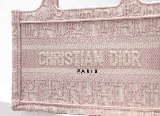 DIR1286m Book Tote rose pink mini size 22.5CM Oblique