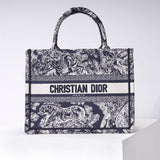 DIR1286 Book Tote tiger small MINI navy blue
