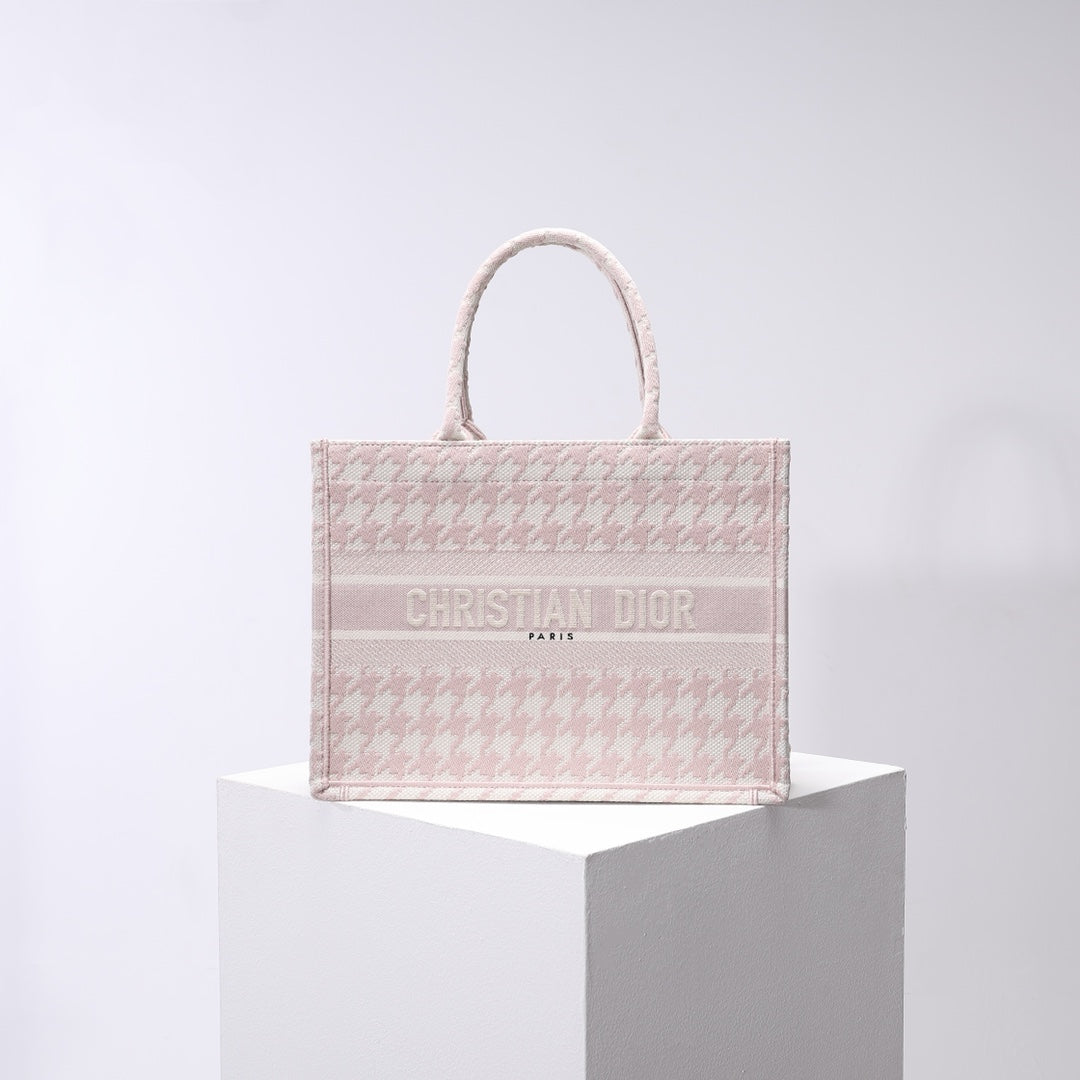DIR1286 Book Tote pink small size 36.5CM 41.5CM